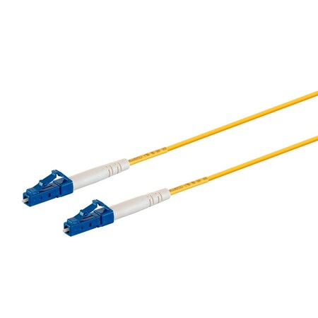Monoprice Single Mode Fiber Optic Cable - LC/LC_ 9/125 Type_ Simplex_ OFNR_ Yell 38426